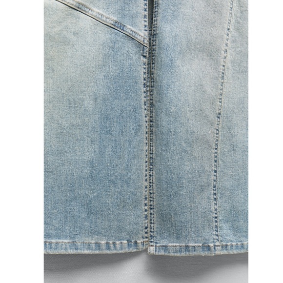Zara TRF DENIM MIDI DRESS - Picture 11 of 14